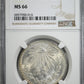 1945 M Mexico Silver Peso NGC MS66