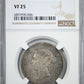 1891 Hong Kong 50C Cents NGC VF25