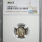 1933 M Mexico Silver 10C Centavos NGC MS67 - TOP POP!