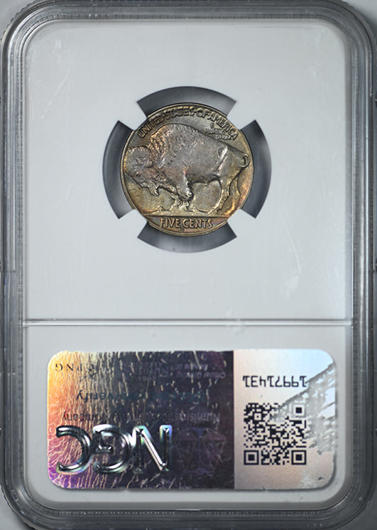 1914-D Buffalo Nickel 5C NGC AU50 CAC - TONED!