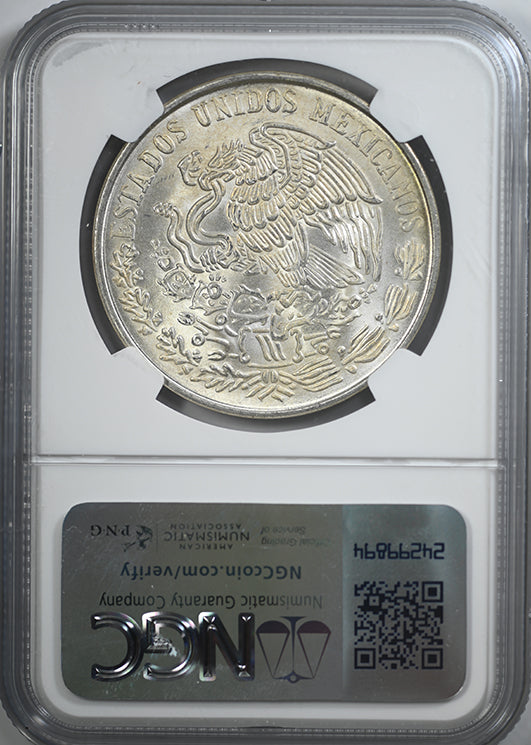 1979 Mo Mexico Silver S100P Pesos NGC MS66+ - TONED!