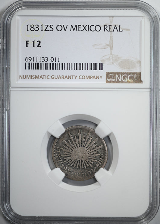 1831 ZS OV Mexico Real NGC F12