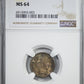 1905-O Barber Dime 10C NGC MS64