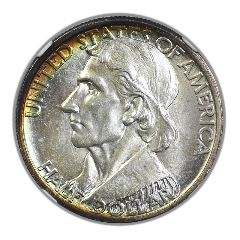 1935 Boone Classic Commemorative Half Dollar 50C NGC MS66 - TONED!
