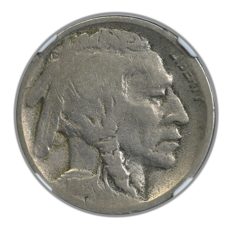 1918/7-D Buffalo Nickel 5C NGC VG8 with Original 1982 ANA Certification