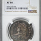 1810 Capped Bust Half Dollar 50C NGC XF40 - NICE COLOR!