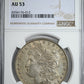 1893 Morgan Dollar $1 NGC AU53