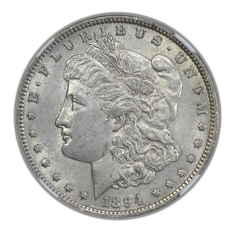 1894 Morgan Dollar $1 NGC AU55