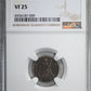 1877-CC Liberty Seated Dime 10C NGC VF25