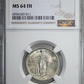 1917 Type 1 Standing Liberty Quarter 25C NGC MS64FH - Full Head