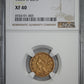 1865-S Liberty Head Gold Quarter Eagle $2.50 NGC XF40