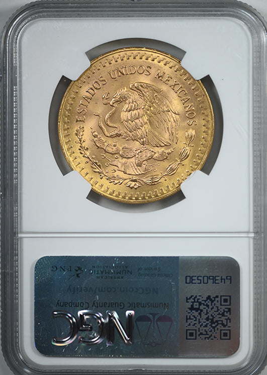 1981 Mo Mexico Gold 1 Onza NGC MS67