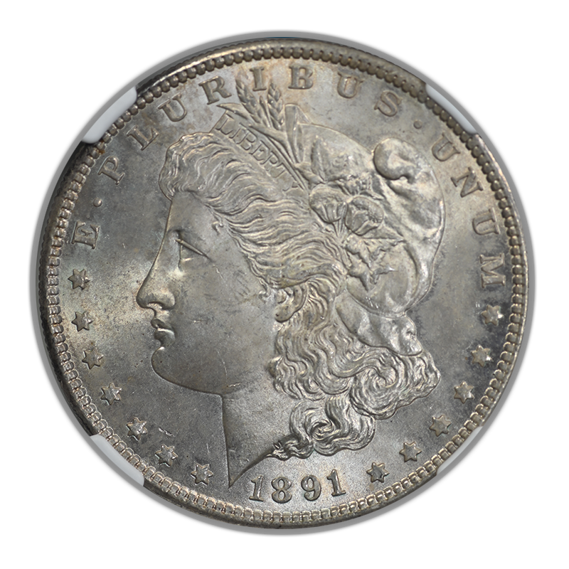 1891-S Morgan Dollar $1 NGC MS64