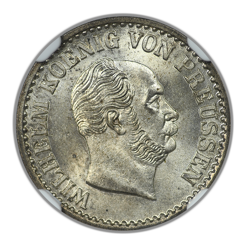 1873 A Germany 1SG Silber Groschen German States Prussia NGC MS63