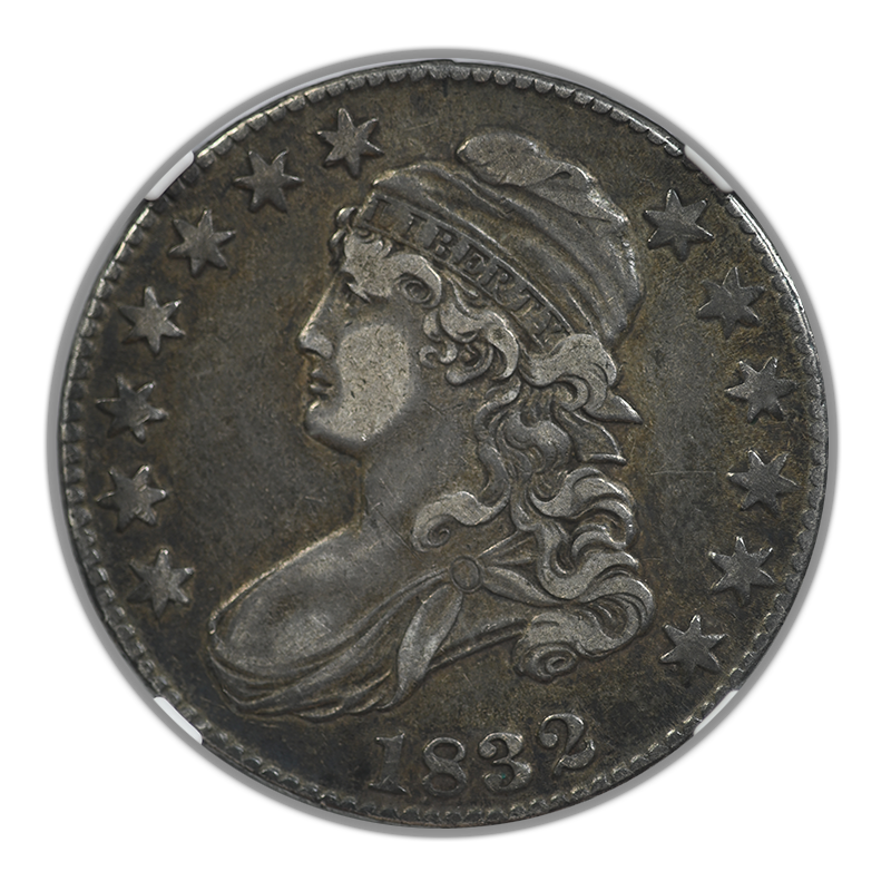 1832 Capped Bust Half Dollar 50C NGC VF35