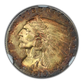 1913 Indian Head Gold Quarter Eagle $2.50 NGC MS62 - TONED!