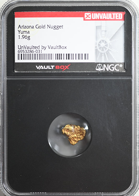 Arizona Gold Nugget Yuma 1.96g NGC UnVaulted by VaultBox