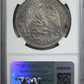 1901 ZS FZ Mexico Cap &amp; Rays Silver Peso NGC AU58