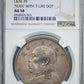 YR10 (1921) China Silver Fat Man Dollar S$1 NGC AU58 L&amp;M-79 "Nian" with 7-Like Dot