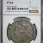 1889-CC Morgan Dollar $1 NGC VF20