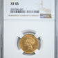 1860 Indian Princess Gold Three Dollar Piece $3 NGC XF45