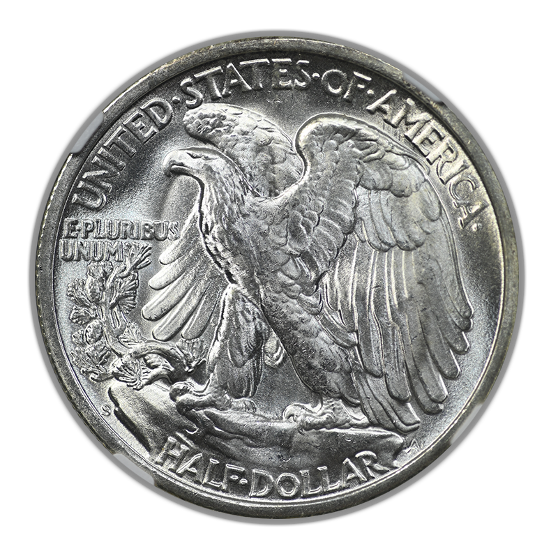 1946-S Walking Liberty Half Dollar 50C NGC MS66