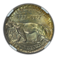 1927 Vermont Classic Commemorative Half Dollar 50C NGC MS67 - TONED!