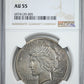 1928 Peace Dollar $1 NGC AU55