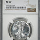 1939 Proof Walking Liberty Half Dollar 50C NGC PF67
