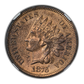 1876 Indian Head Cent 1C NGC MS62RB