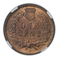 1876 Indian Head Cent 1C NGC MS62RB