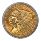 1925-D Indian Head Gold Quarter Eagle $2.50 PCGS Rattler MS62 CAC