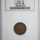 1907 Bronze Indian Head Cent 1C NGC Fatty AU50BN Obverse Slab