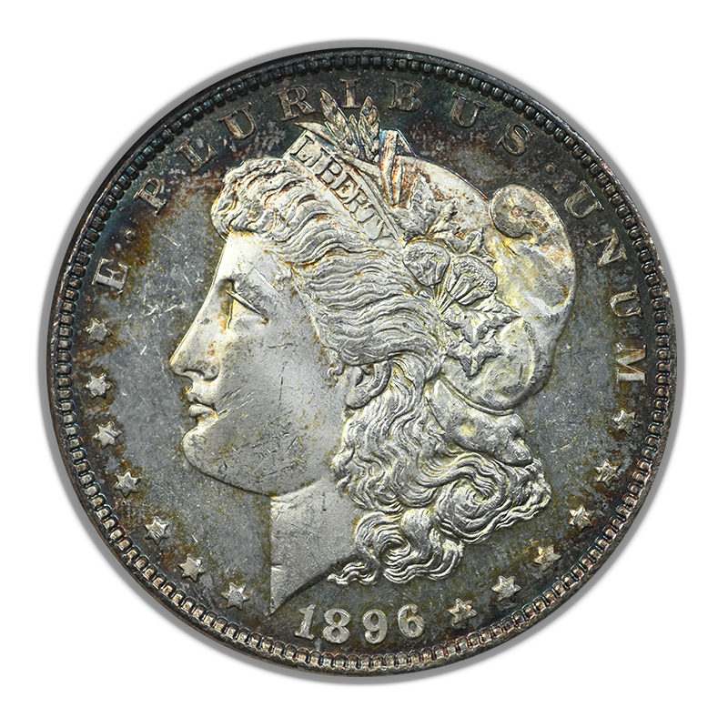 1896 Morgan Dollar $1 NGC Fatty MS64DPL - Deep Mirror Proof Like Obverse