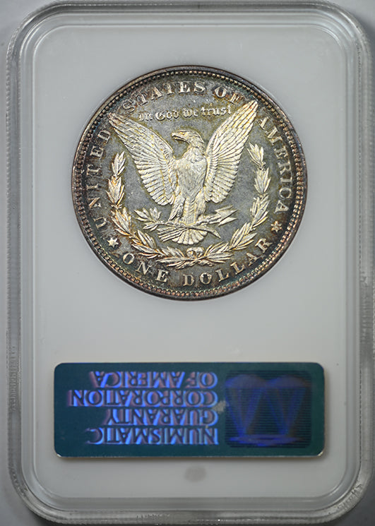 1896 Morgan Dollar $1 NGC Fatty MS64DPL - Deep Mirror Proof Like Reverse Slab