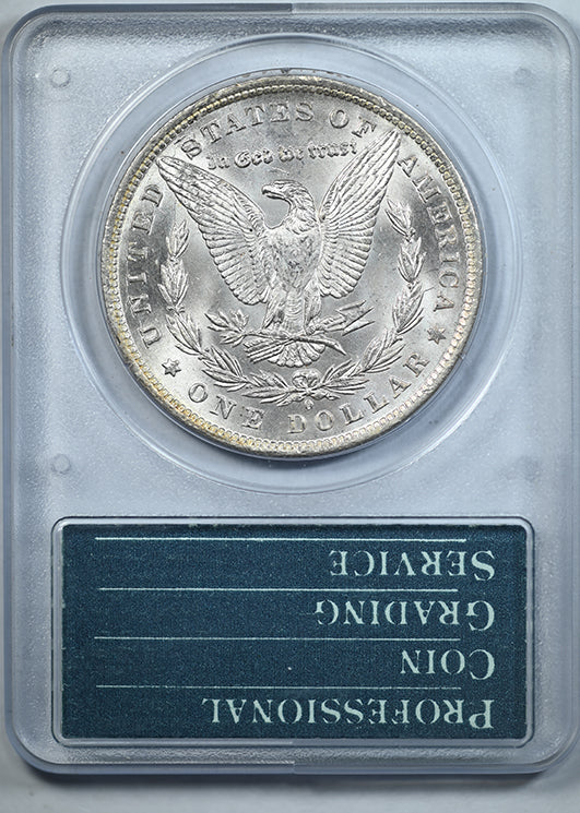 1884-O Morgan Dollar $1 PCGS Rattler MS60 CAC