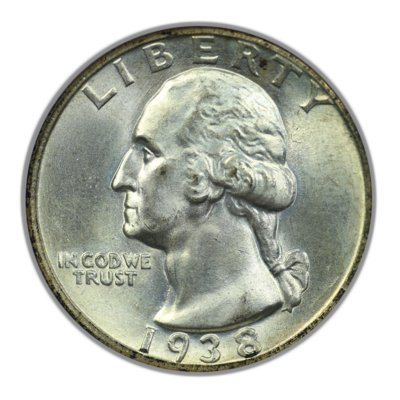 1938-S Washington Quarter 25C NGC MS64