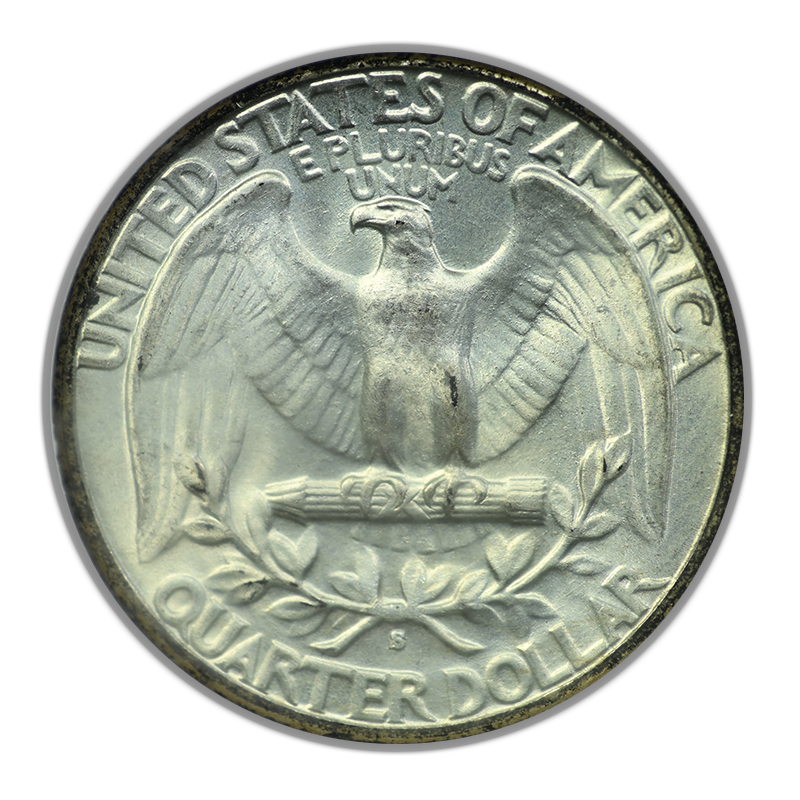 1938-S Washington Quarter 25C NGC MS64