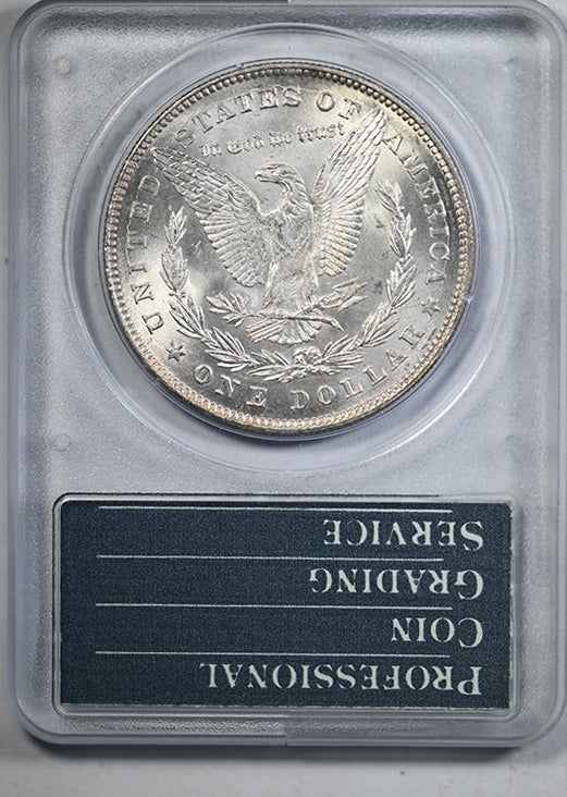 1878 7/8TF Morgan Dollar $1 PCGS Rattler MS63 CAC - Strong