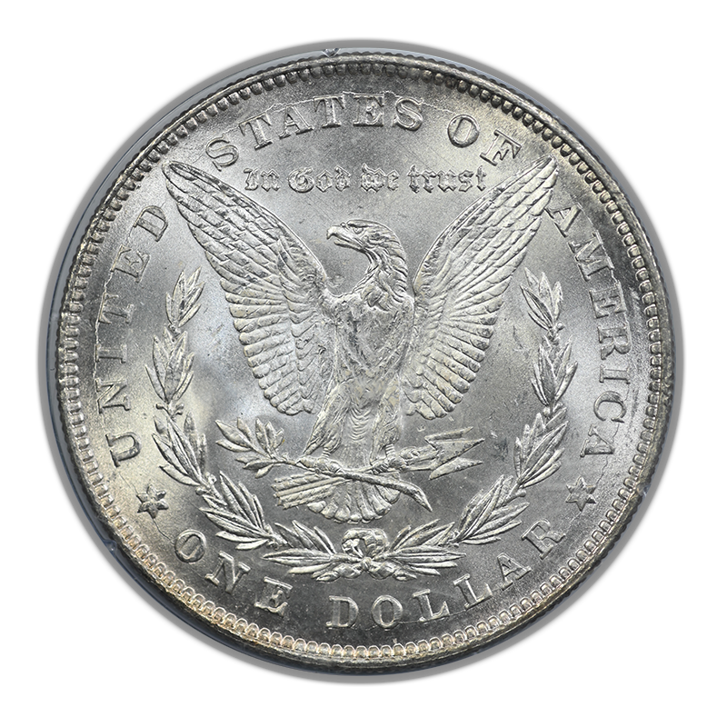 1878 7/8TF Morgan Dollar $1 PCGS Rattler MS63 CAC - Strong