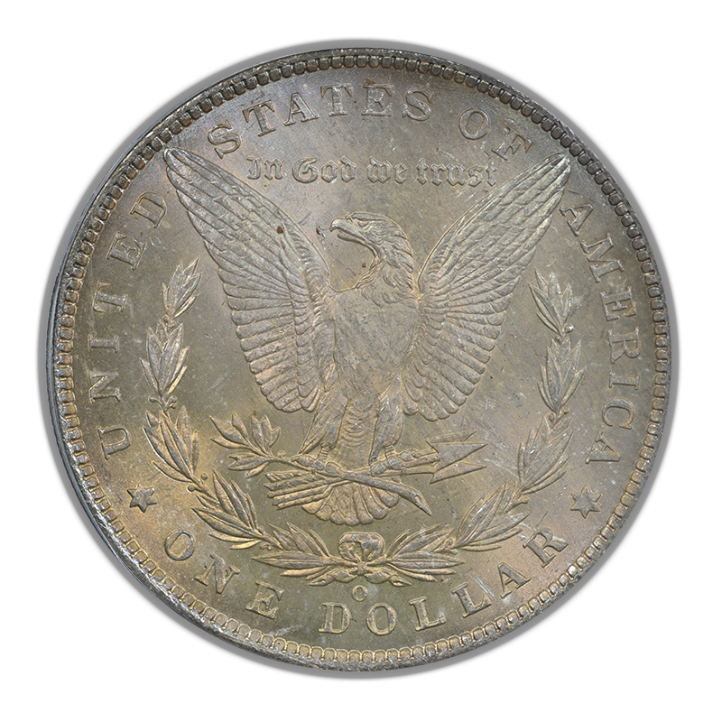 1885-O Morgan Dollar $1 PCGS MS65 CAC - TONED!