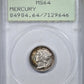 1916 Mercury Dime 10C PCGS Rattler MS64