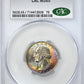 1947 Washington Quarter 25C CAC MS65 - RAINBOW TONED!