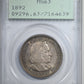 1892 Columbian Exposition Classic Commemorative Half Dollar 50C PCGS Rattler MS63