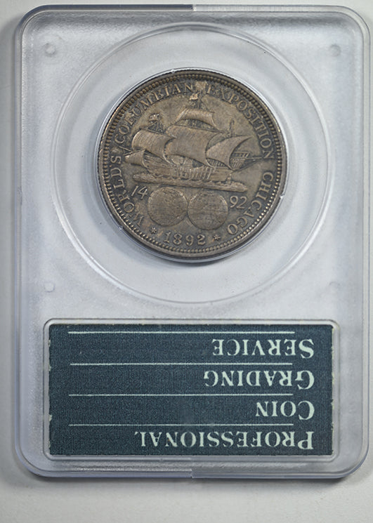 1892 Columbian Exposition Classic Commemorative Half Dollar 50C PCGS Rattler MS63