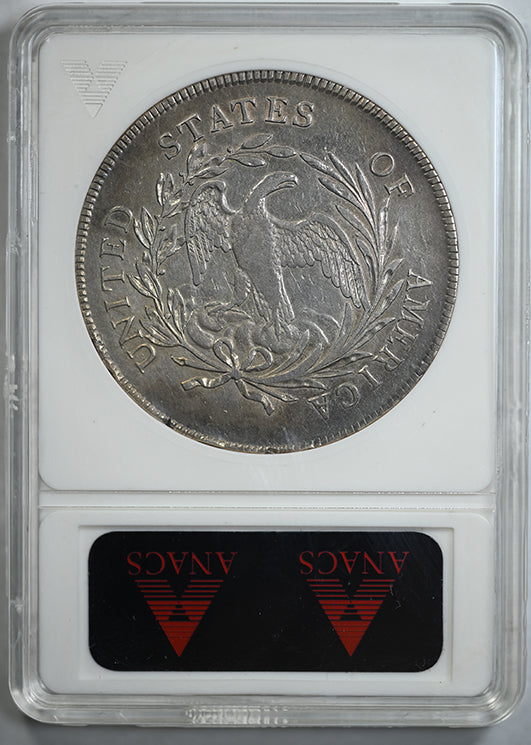 1795 Draped Bust Dollar $1 ANACS Soapbox XF45 B-14 - TONED!
