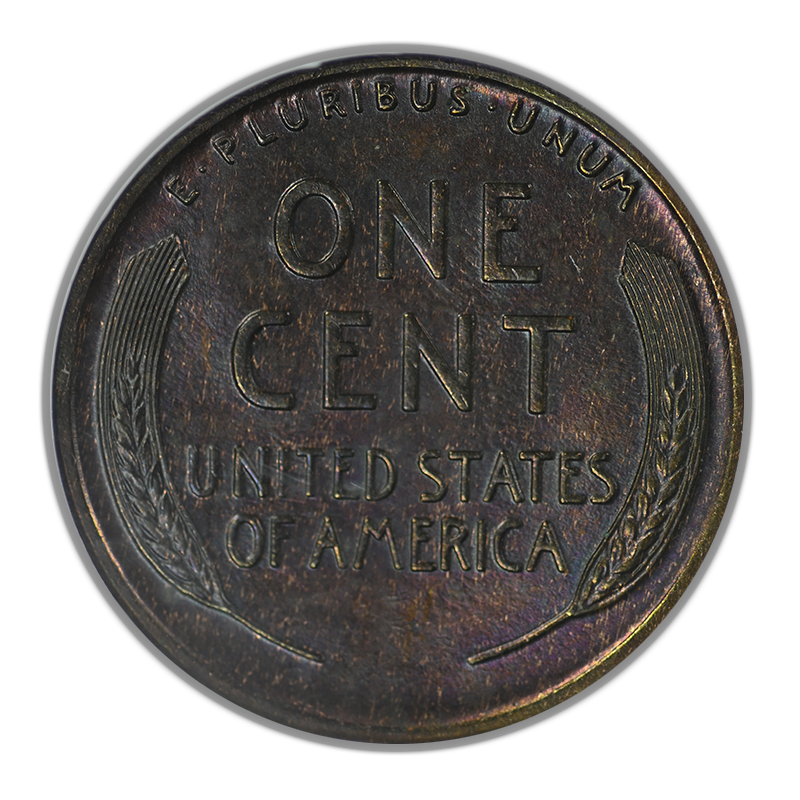 1915 Lincoln Wheat Cent 1C ANACS Soapbox MS64RB - TONED!