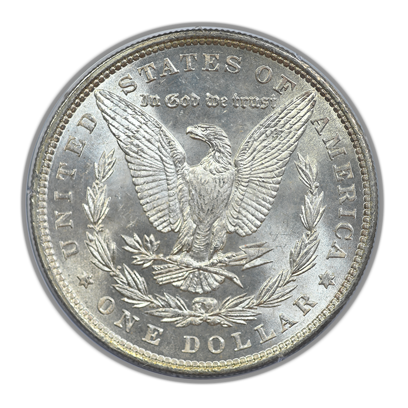 1886 Morgan Dollar $1 PCGS Rattler MS65