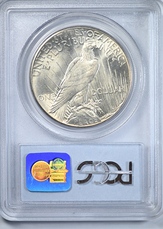 1928 Peace Dollar $1 PCGS AU58