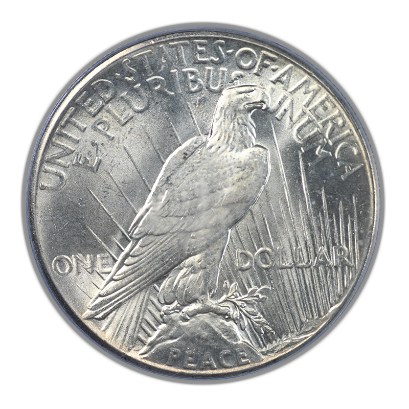 1928 Peace Dollar $1 PCGS AU58